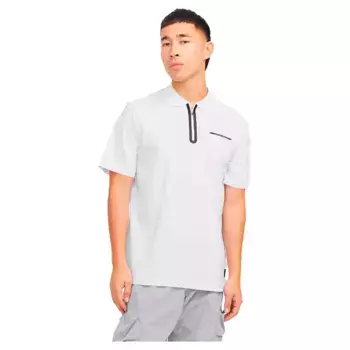 Поло с коротким рукавом Jack & Jones Fusion Pique, белый