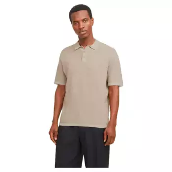 Поло с коротким рукавом Jack & Jones George, бежевый