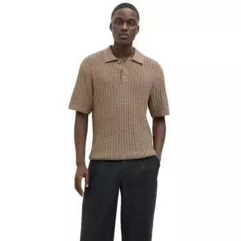 Поло с коротким рукавом Jack & Jones Joel, коричневый