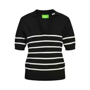 Поло с коротким рукавом Jack & Jones Layla Comfy JJXX, черный