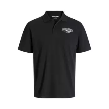 Поло с коротким рукавом Jack & Jones Makoto, черный