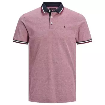 Поло с коротким рукавом Jack & Jones Paulos Slim Fit, красный