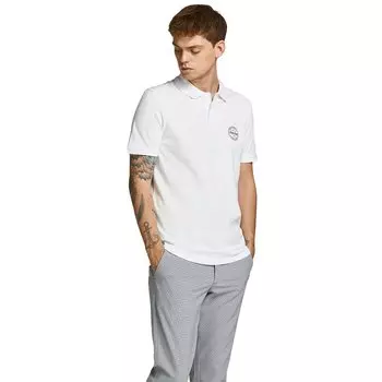 Поло с коротким рукавом Jack & Jones Shark, белый