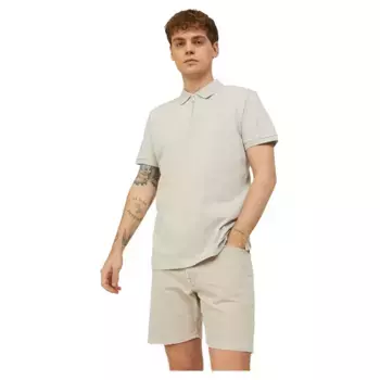Поло с коротким рукавом Jack & Jones Structure, бежевый