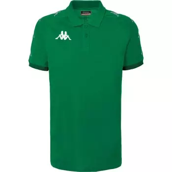 Поло с коротким рукавом Kappa Caldes, зеленый