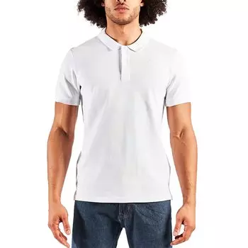 Поло с коротким рукавом Kappa Carlo Korporate, белый