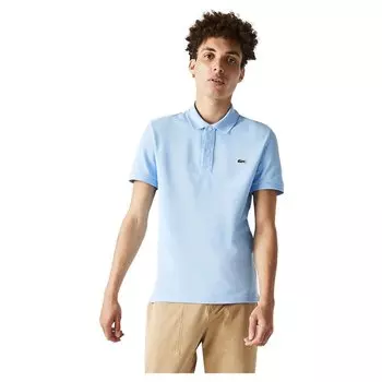 Поло с коротким рукавом Lacoste Slim Fit Petit Piqu, синий