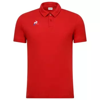Поло с коротким рукавом Le Coq Sportif Presentation, красный