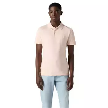 Поло с коротким рукавом Levi's Slim Housemark, розовый