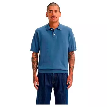 Поло с коротким рукавом Levi's Sweater Knit, синий