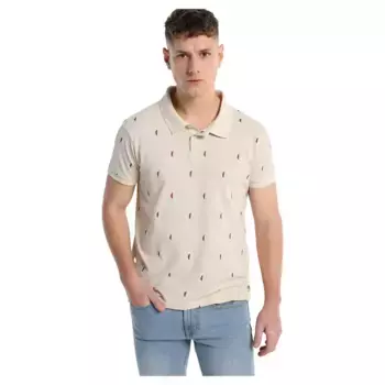 Поло с коротким рукавом Lois Jeans 6748, бежевый