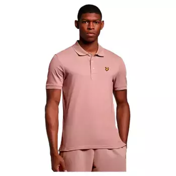 Поло с коротким рукавом Lyle & Scott SP400VO, розовый