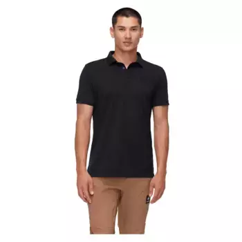 Поло с коротким рукавом Mammut Logo, черный