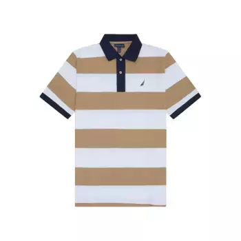 Поло с коротким рукавом Nautica N1K01293, коричневый