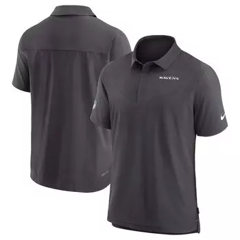 Поло с коротким рукавом Nike Baltimore Ravens, черный