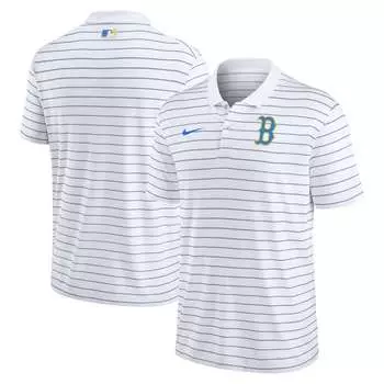 Поло с коротким рукавом Nike Boston Red Sox, белый