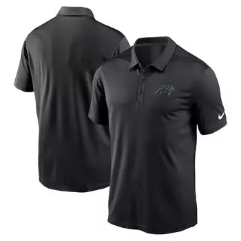 Поло с коротким рукавом Nike Carolina Panthers, черный