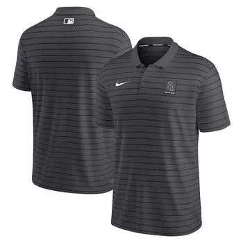 Поло с коротким рукавом Nike Chicago White Sox, антрацит