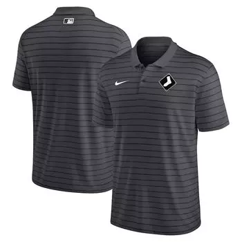 Поло с коротким рукавом Nike Chicago White Sox, угольный
