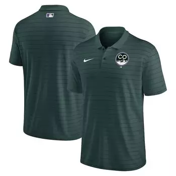 Поло с коротким рукавом Nike Colorado Rockies, зеленый