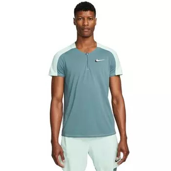 Поло с коротким рукавом Nike Court Dri Fit Slam Ultimate, зеленый
