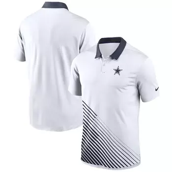 Поло с коротким рукавом Nike Dallas Cowboys, белый
