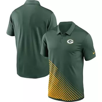 Поло с коротким рукавом Nike Green Bay Packers, зеленый