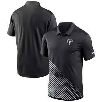 Поло с коротким рукавом Nike Las Vegas Raiders, черный