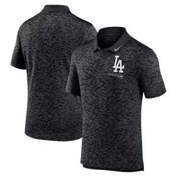Поло с коротким рукавом Nike Los Angeles Dodgers, черный