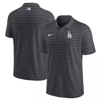 Поло с коротким рукавом Nike Los Angeles Dodgers, угольный