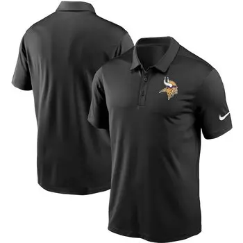 Поло с коротким рукавом Nike Minnesota Vikings, черный