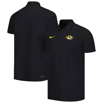 Поло с коротким рукавом Nike Missouri Tigers, черный