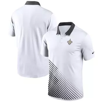 Поло с коротким рукавом Nike New Orleans Saints, белый