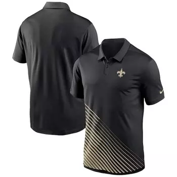 Поло с коротким рукавом Nike New Orleans Saints, черный