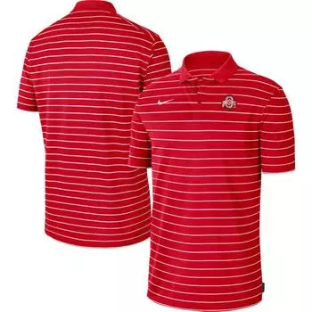 Поло с коротким рукавом Nike Ohio State Buckeyes, алый