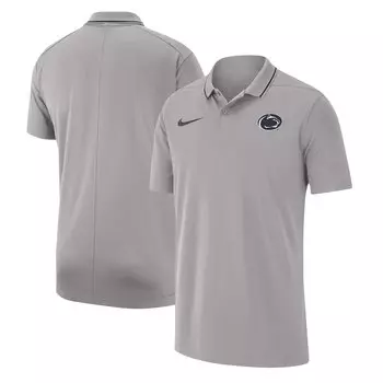 Поло с коротким рукавом Nike Penn State Nittany Lions, серый