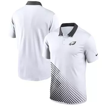 Поло с коротким рукавом Nike Philadelphia Eagles, белый
