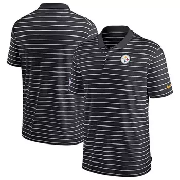 Поло с коротким рукавом Nike Pittsburgh Steelers, черный