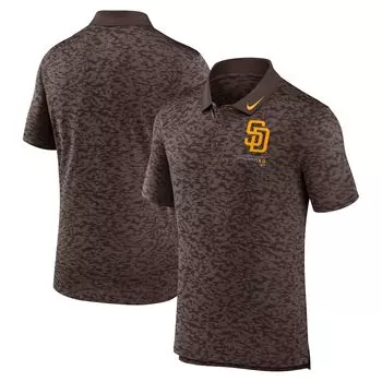 Поло с коротким рукавом Nike San Diego Padres, коричневый
