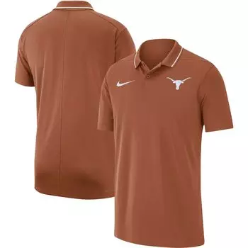 Поло с коротким рукавом Nike Texas Longhorns, оранжевый
