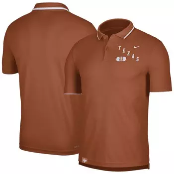 Поло с коротким рукавом Nike Texas Longhorns, оранжевый