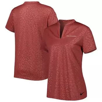 Поло с коротким рукавом Nike The Players, бордовый