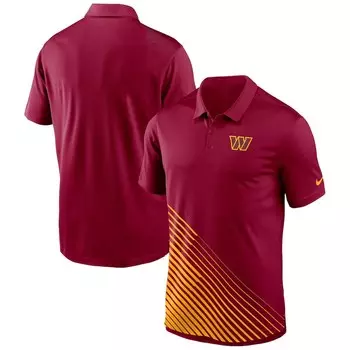 Поло с коротким рукавом Nike Washington Commanders, бордовый
