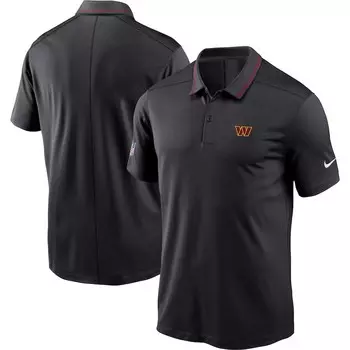Поло с коротким рукавом Nike Washington Commanders, черный