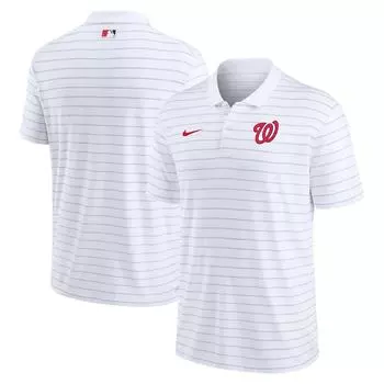 Поло с коротким рукавом Nike Washington Nationals, белый