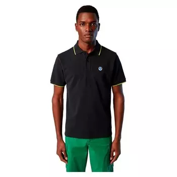 Поло с коротким рукавом North Sails Graphic 692397, черный