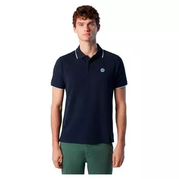Поло с коротким рукавом North Sails Graphic 692397, синий