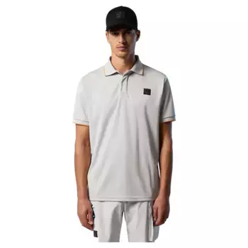 Поло с коротким рукавом North Sails Logo 692482, серый