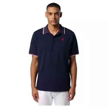 Поло с коротким рукавом North Sails Logo 692439, синий