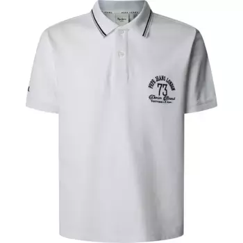 Поло с коротким рукавом Pepe Jeans Bradley, белый